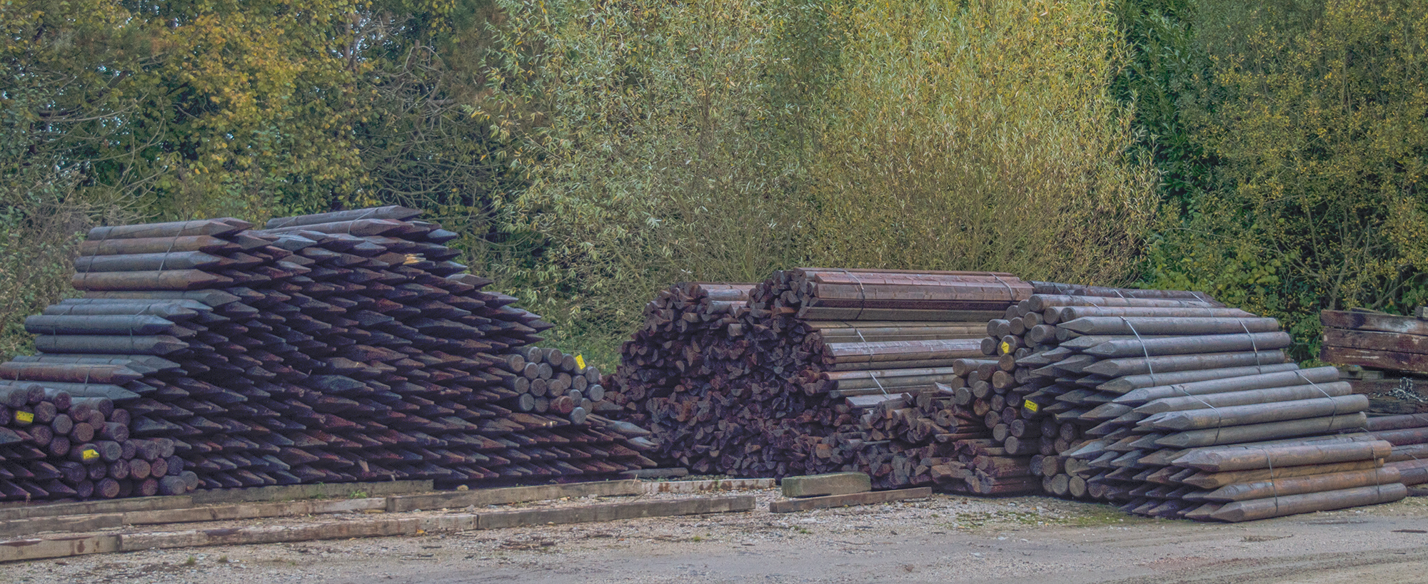 poteaux bois traitement créosote